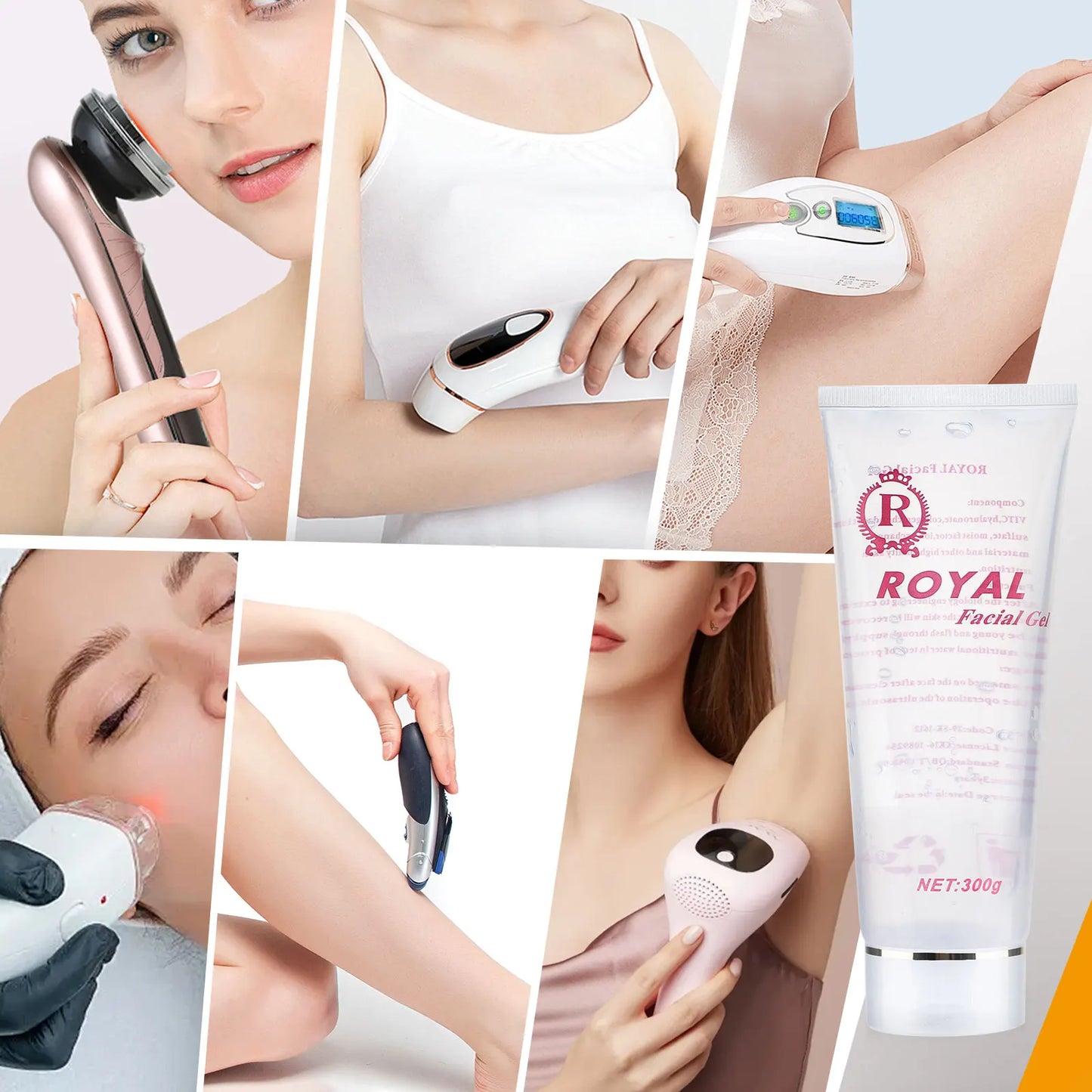 300g Ultrasonic RF Gel – Conductive Gel for 40K Cavitation, Body Slimming, Radio Frequency & Fat Burning Beauty Machines