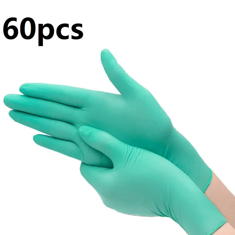 Multi-Color Nitrile Disposable Gloves – Latex-Free, Waterproof, Durable Household Cleaning Gloves (XS/S/M/L Sizes Available)