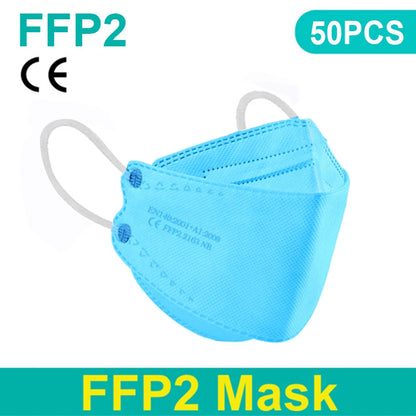 FFP2 KN95 Face Mask 4-Layer Anti-Dust CE Protective Respirator Mask