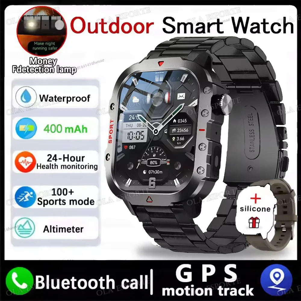 Men’s & Women’s Smart Watch – Fitness Tracker with Heart Rate, Sleep Monitor, Waterproof & Bluetooth Calls for iOS & Android