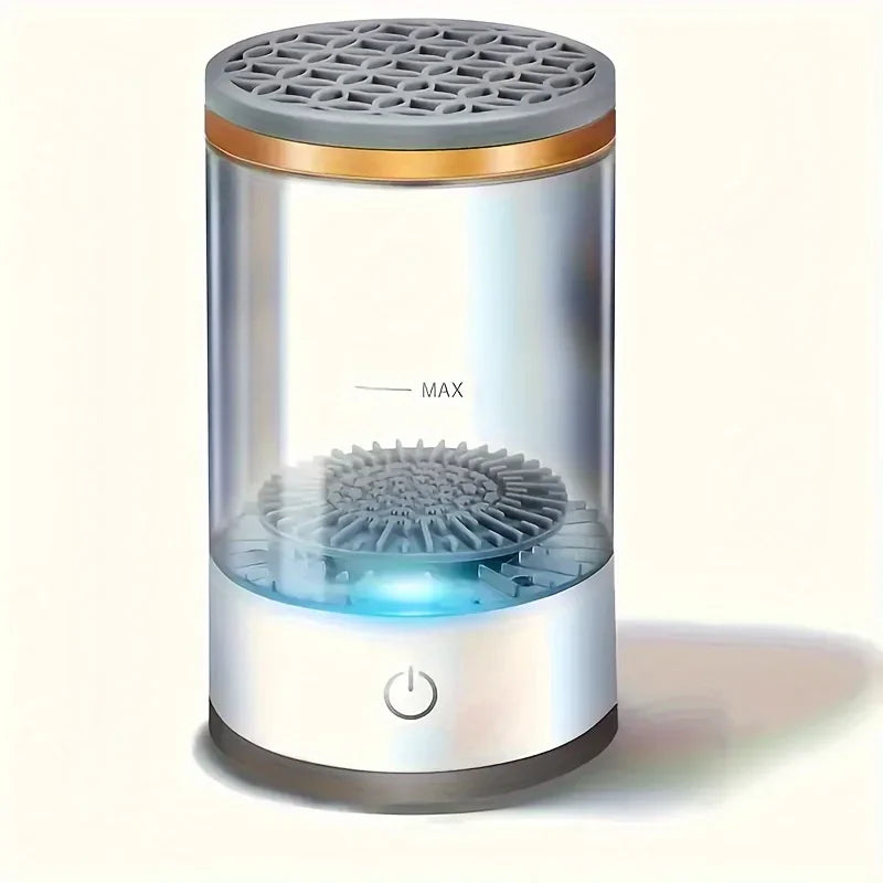 USB Powered Makeup Brush Cleaner & Dryer – Odorless, Battery-Free, Plug-and-Play Brush Washing Tool