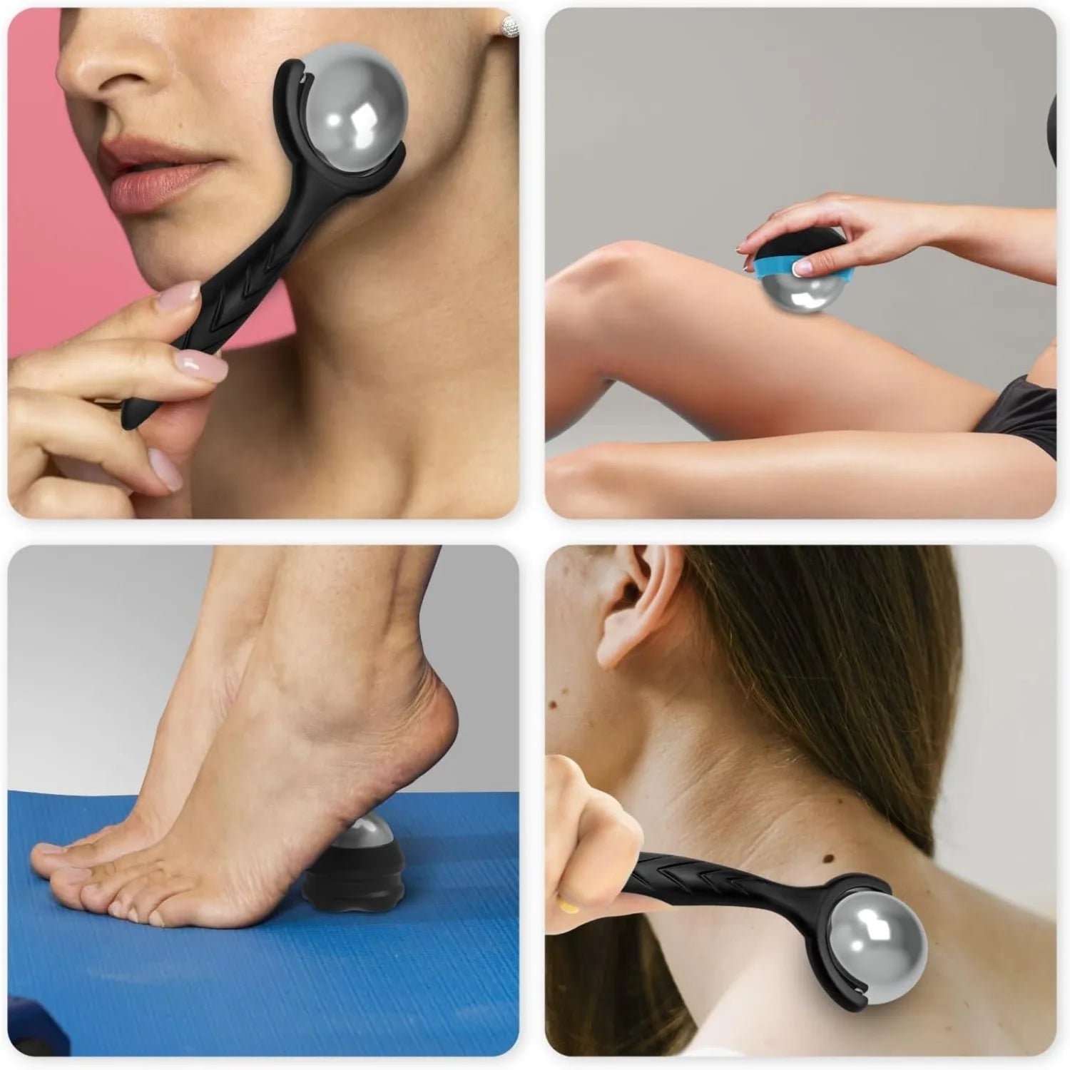 DUTRIEUX Hot & Cold Massage Ball Trigger Point Roller for Back Neck Foot Muscle Relief