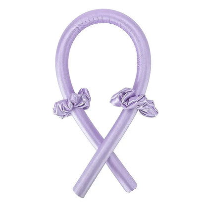 Heatless Curling Rod Headband – Soft Foam Hair Curlers for Sleeping, No-Heat Silk Curl Ribbon for Natural Waves & Curls