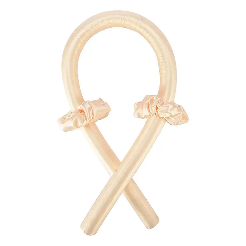 Heatless Curling Rod Headband – Soft Foam Hair Curlers for Sleeping, No-Heat Silk Curl Ribbon for Natural Waves & Curls
