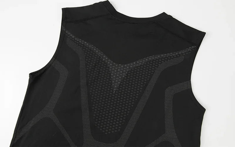 Men's Compression Tank Top Sleeveless Shaping Vest Quick Dry S-2XL