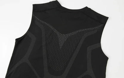 Men's Compression Tank Top Sleeveless Shaping Vest Quick Dry S-2XL