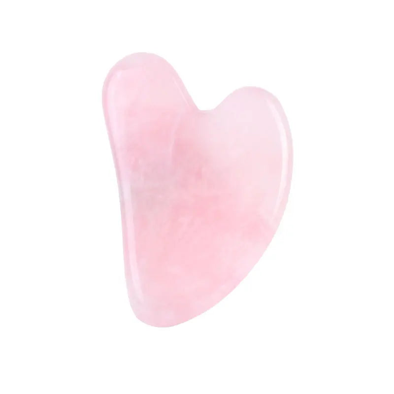 Natural Stone Gua Sha Facial Massage Tool Rose Quartz Amethyst Face Care Scraping Tool