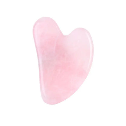 Natural Stone Gua Sha Facial Massage Tool Rose Quartz Amethyst Face Care Scraping Tool