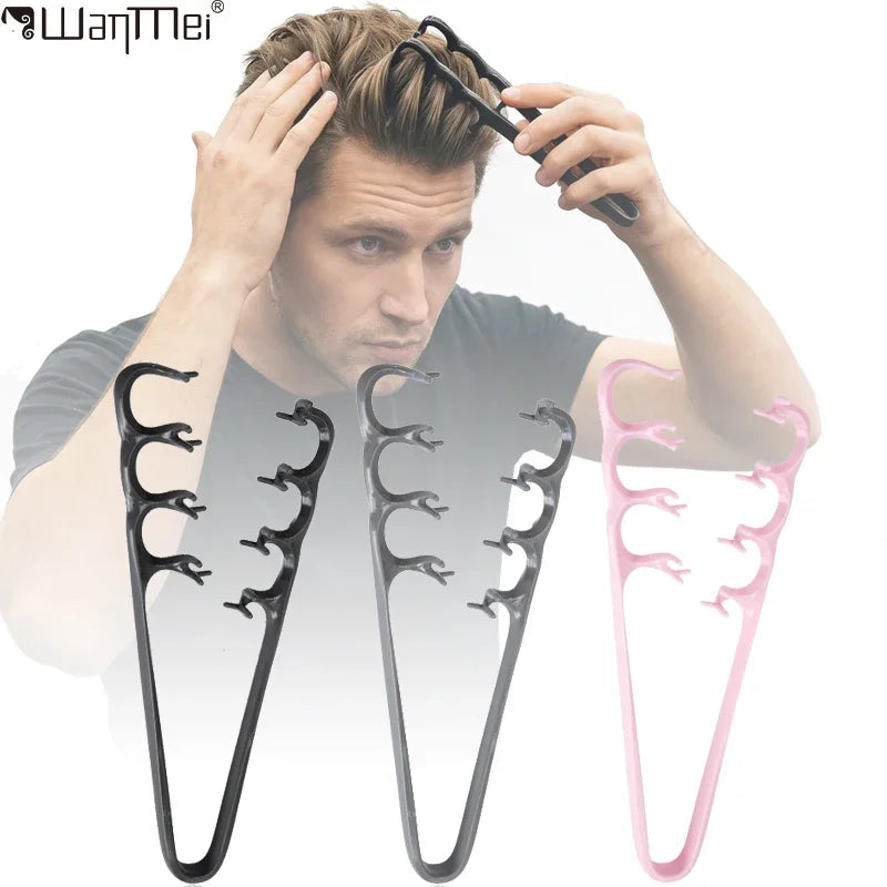 Wide Tooth Volumizing Hair Comb for Men – Detangling Styling Comb for Curly, Wavy & All Hair Types