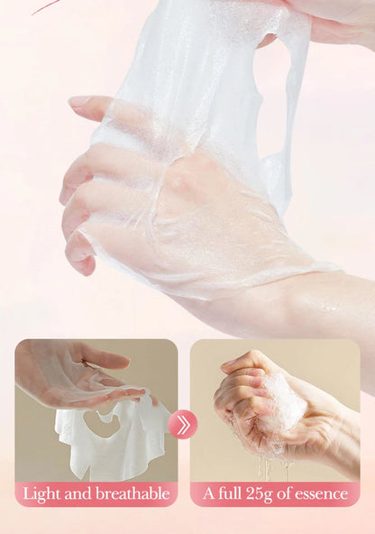 5pcs SADOER Himalayan Pink Salt Face Mask – Hydrating, Brightening & Firming Facial Skincare Treatment