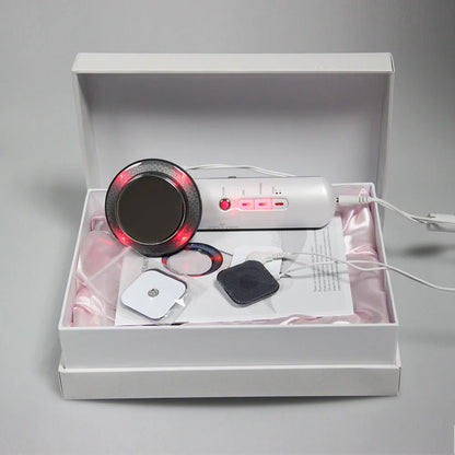 3-in-1 Ultrasonic Body Massager & Skin Firming Device – Microcurrent & Infrared