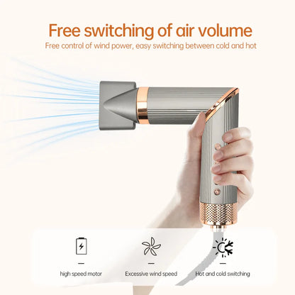 6-in-1 Hot Air Hair Styler Dryer Brush Auto Curler Straightener Volumizer 1400W