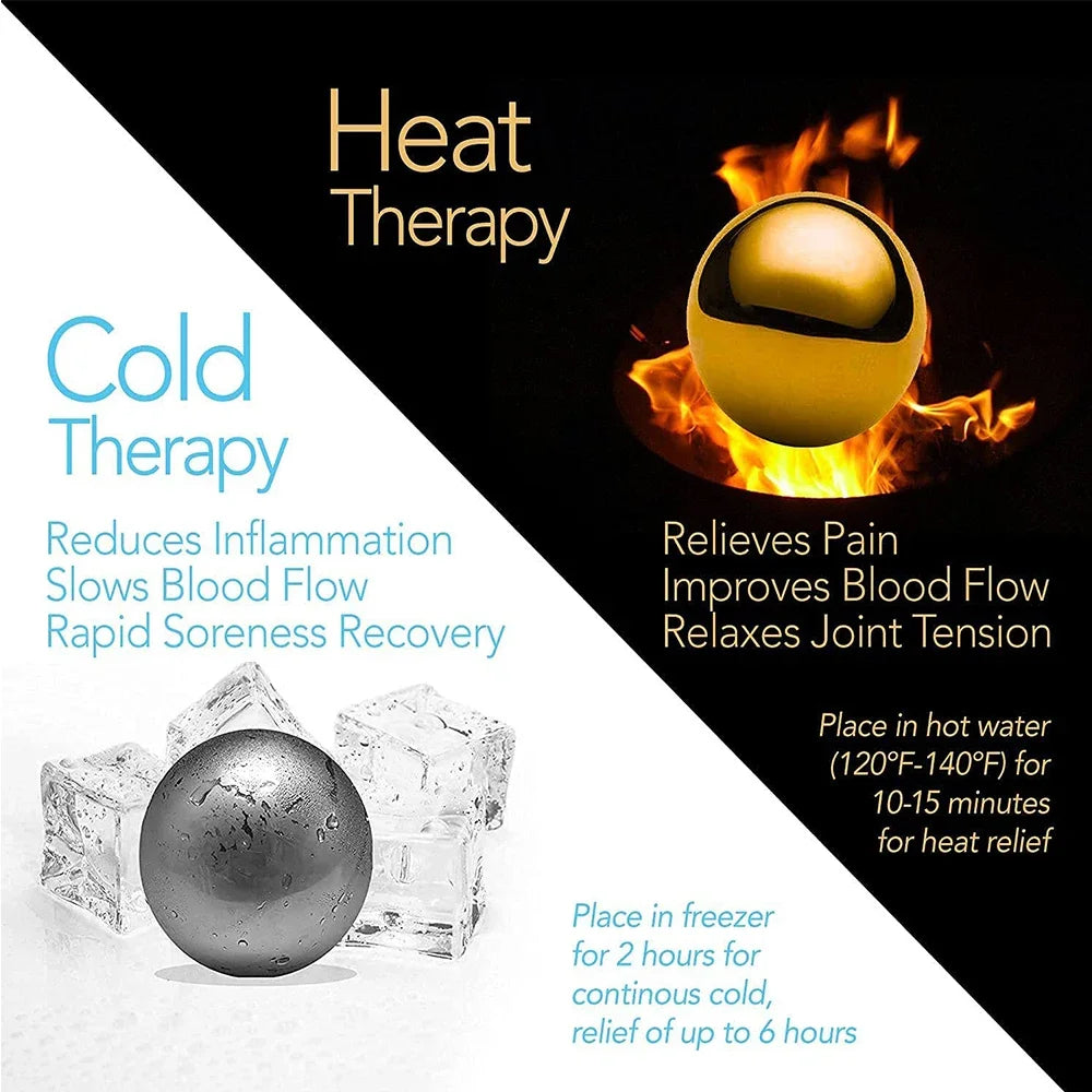 DUTRIEUX Hot & Cold Massage Ball Trigger Point Roller for Back Neck Foot Muscle Relief
