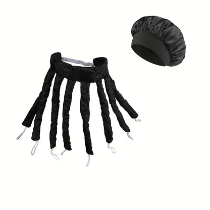 2-Pack Heatless Curling Rod Headbands – Soft Overnight No-Heat Hair Curlers for Long Hair