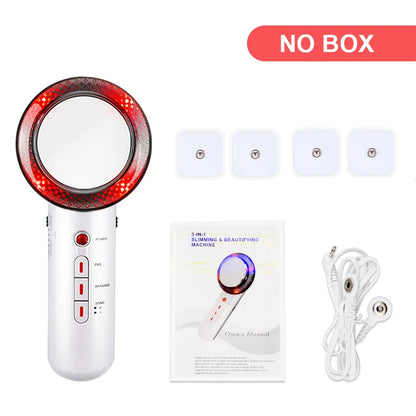 3-in-1 Ultrasonic Body Slimming & Weight Loss Massage Device – Microcurrent, Infrared & Electric Therapy