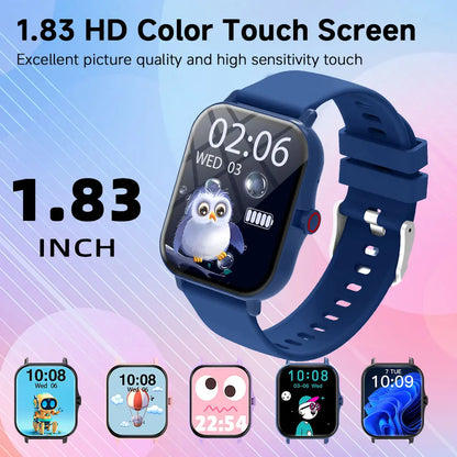 Smart Watch 1.83" HD Bluetooth Call Fitness Tracker for Android iPhone