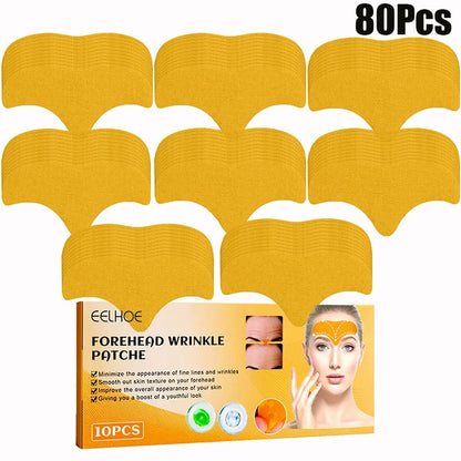 10-100pcs Forehead Wrinkle Patches – Anti-Wrinkle Gel Patches for Forehead Line Removal & Skin Care