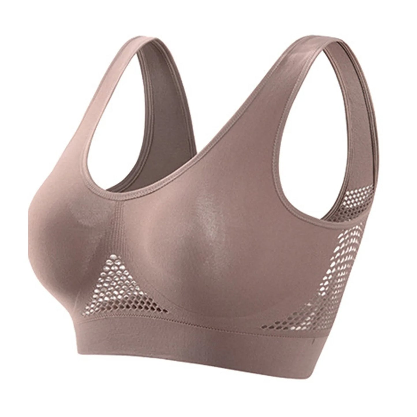 Women’s Sports Bra – Breathable Support Yoga & Running Bra, Soft Shock-Absorbing Fitness Top (No Underwire)