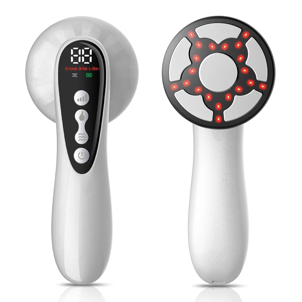 Electric Body Massage Device with Heat & Vibration – Rechargeable Abdominal & Full Body Sculpting Massager