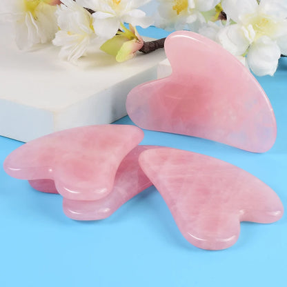 Natural Jade Gua Sha Facial Massage Tool – Face & Neck Beauty Scraping Stone, Manual Skin Care Tool