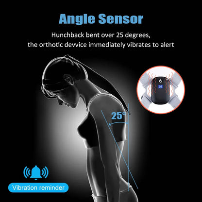 Smart Posture Corrector with Sensor – Invisible Back Support Belt & Hunchback Reminder for Adults and Kids