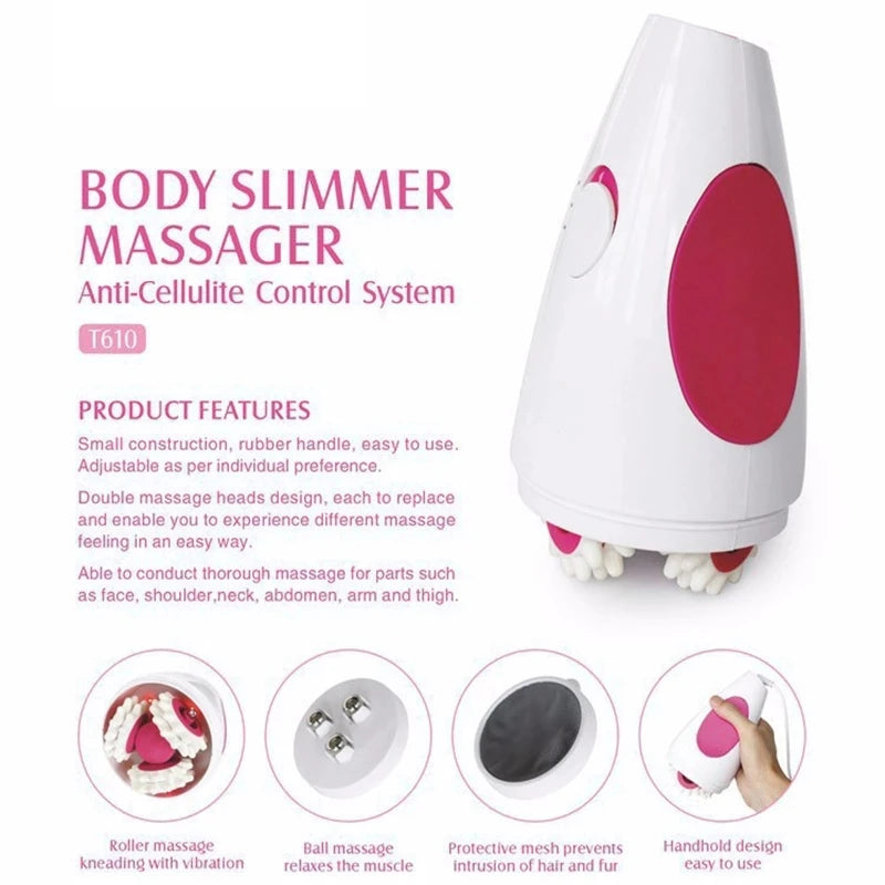Infrared Anti-Cellulite Massager – Electric 3D Roller Body Slimming & Fat Reduction Device