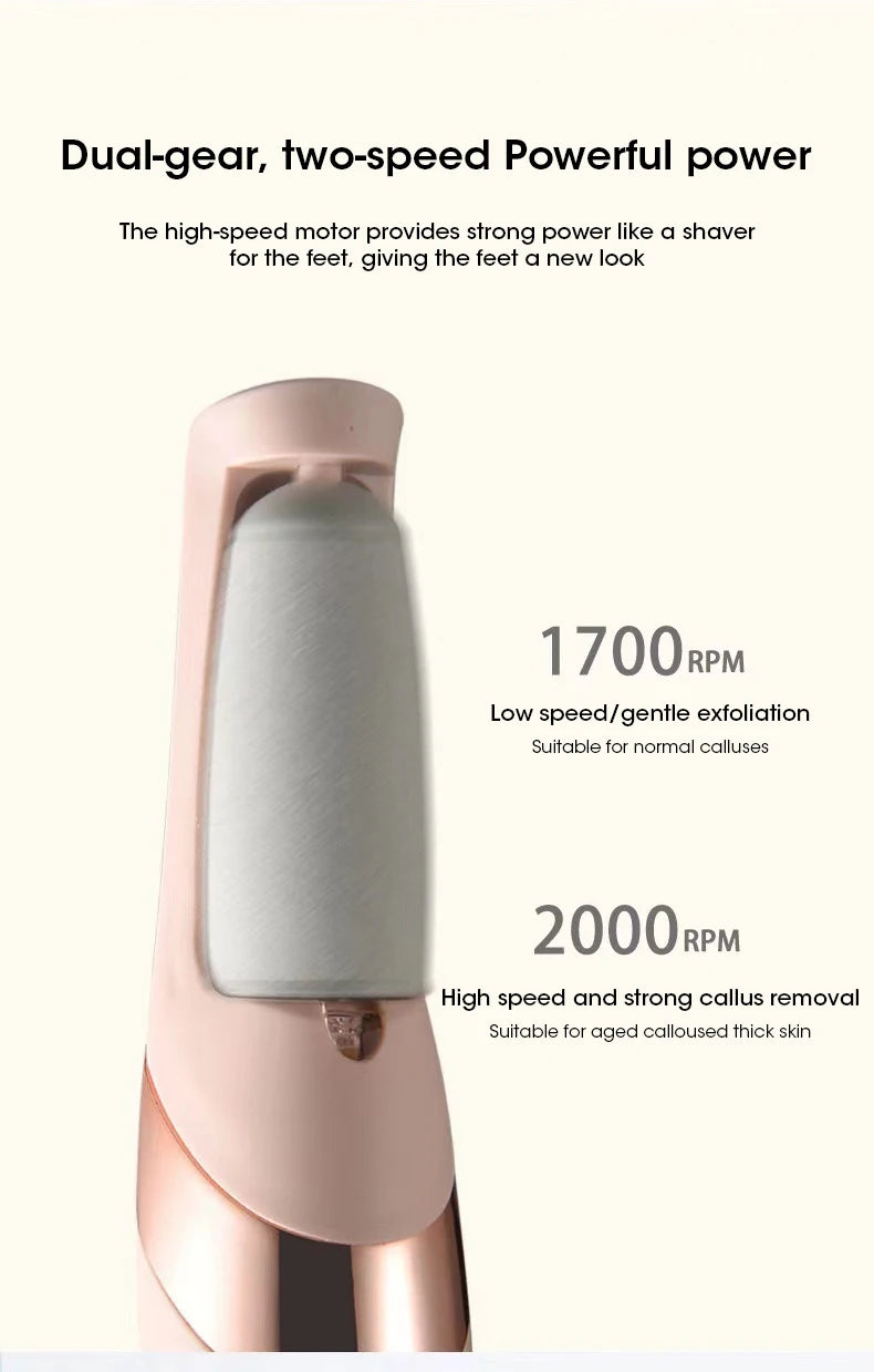 Electric Foot Grinder – Rechargeable Callus Remover & Pedicure Tool