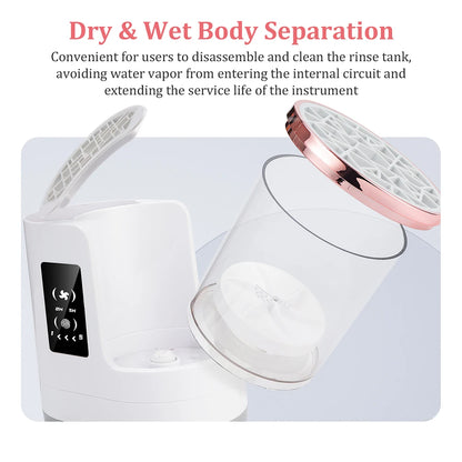 Automatic Makeup Brush Cleaner & Dryer – Electric Cosmetic Brush Washing Machine, Air Drying Stand
