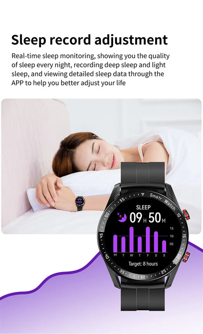 Men’s Bluetooth Smart Watch | Fitness & Activity Tracker | Call & Message Alerts | Waterproof Sports Smartwatch with Box
