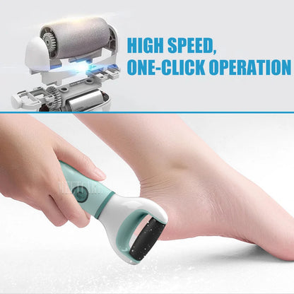 Wireless Electric Foot Grinder – Waterproof Callus Remover & Pedicure Tool for Dead, Hard, and Cracked Skin