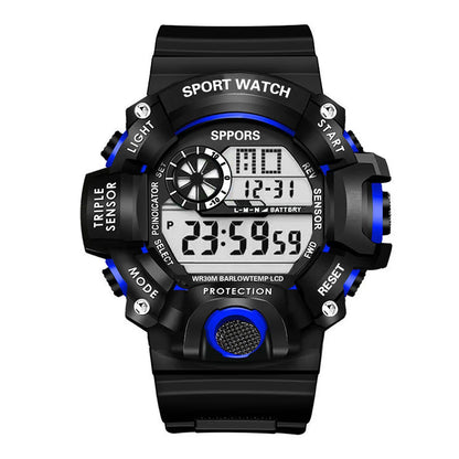 MAYZHISU Men’s Digital Sports Watch | Large Dial | Alarm, Stopwatch & Backlight | 3ATM Water Resistant | Military Style Wristwatch