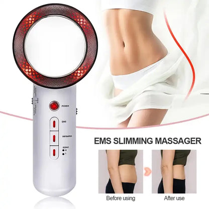 RF & EMS Beauty Massager with LED Light – Skin Firming, Toning & Self-Care Device