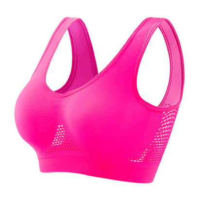 Women’s Sports Bra – Breathable Support Yoga & Running Bra, Soft Shock-Absorbing Fitness Top (No Underwire)