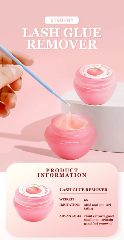 GTGDHNY Eyelash Glue Remover – Professional Cream Adhesive Remover for Eyelash Extensions, Quick Dissolving & Gentle Formula