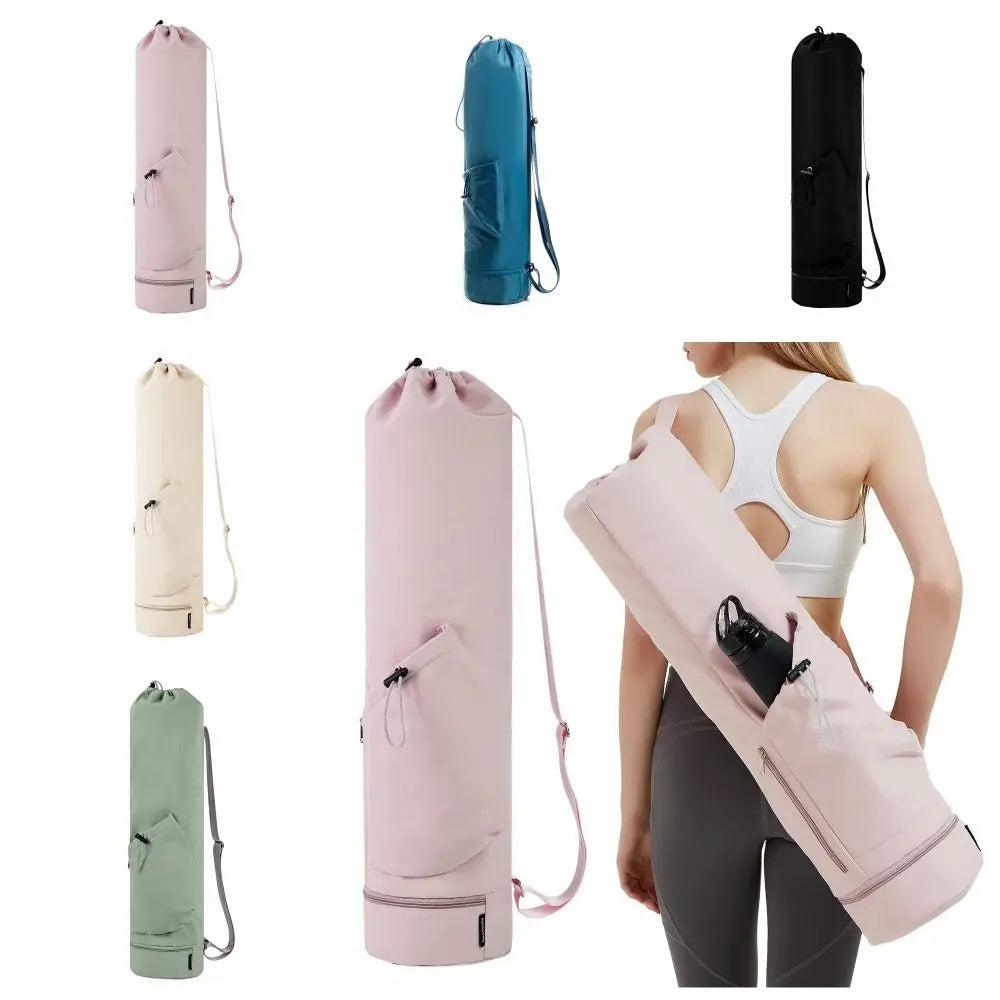 Yoga Mat Backpack – Large Capacity Waterproof Sports Bag with Adjustable Straps, Breathable Gym Yoga Carrier (Unisex)