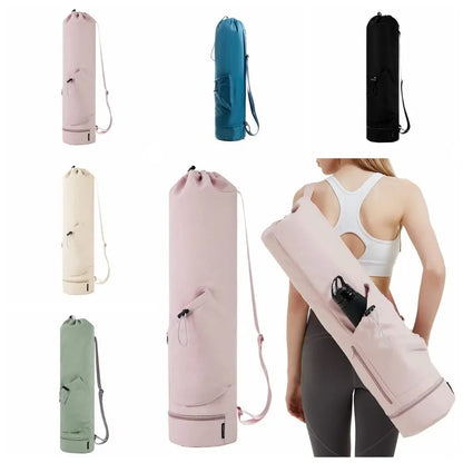 Yoga Mat Backpack – Large Capacity Waterproof Sports Bag with Adjustable Straps, Breathable Gym Yoga Carrier (Unisex)