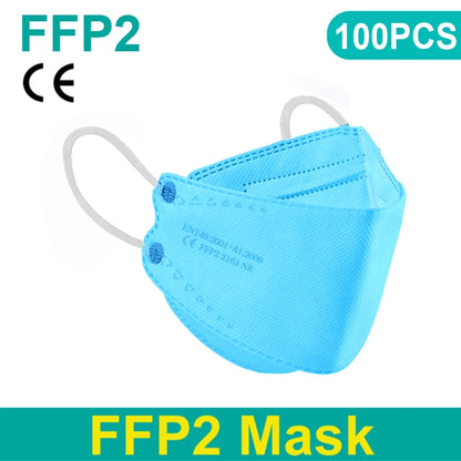 FFP2 KN95 Face Mask 4-Layer Anti-Dust CE Protective Respirator Mask
