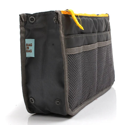 Multi-Color Handbag Organizer Insert – Travel Makeup Bag & Cosmetic Storage Tote for Women