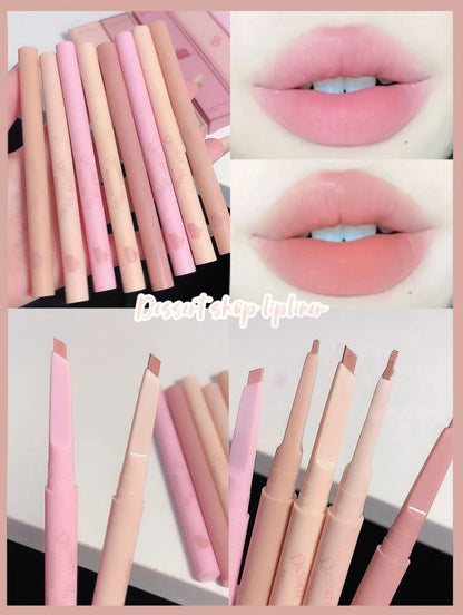 Automatic Rotating Lip Liner Pencil – Waterproof, Long-Lasting, Smooth Application, No Sharpening Needed