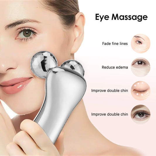 Rechargeable Facial & Body Massager with LED Display – Microcurrent Vibration Tool for Relaxation and Skincare