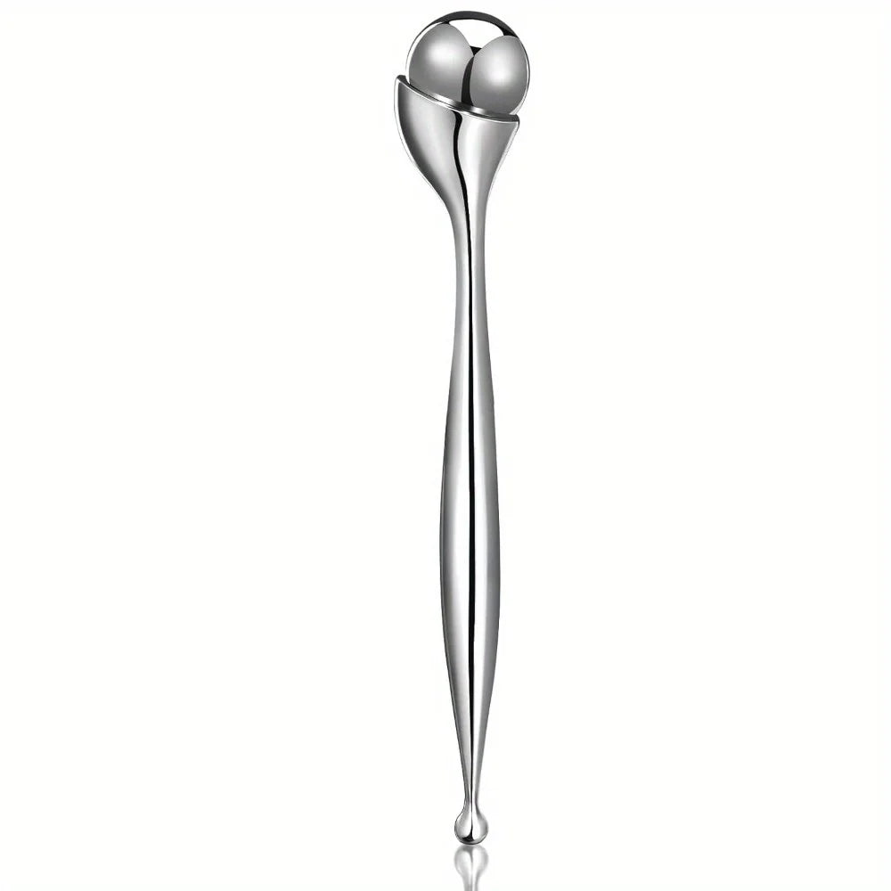 Stainless Steel Face Roller Eye Massager Tool Facial Massage Roller Skincare Tool