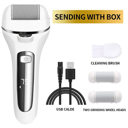 Rechargeable Electric Pedicure Tool – Professional Callus Remover & Foot File for Smooth Heels