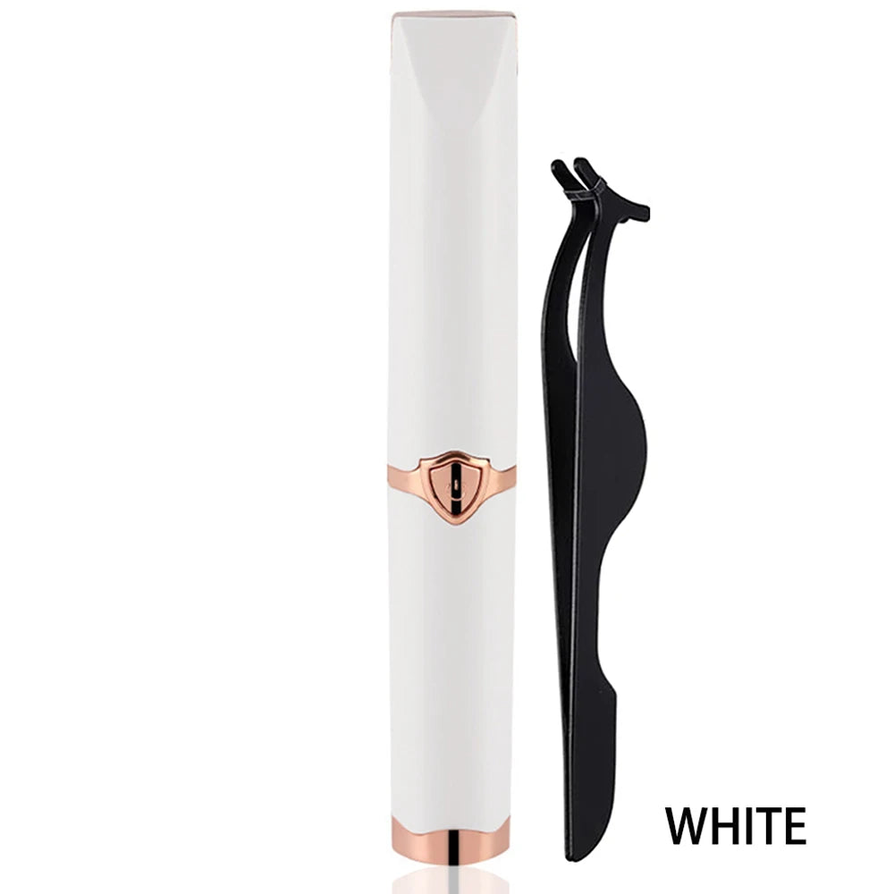Portable Heated Eyelash Curler – 3 Temperature Modes, USB Rechargeable Lash Curler for Natural & False Eyelashes