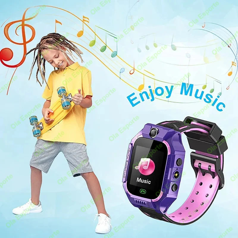 Kids 2G Smart Watch GPS SOS Calling SIM Card Touch Screen for Android iPhone