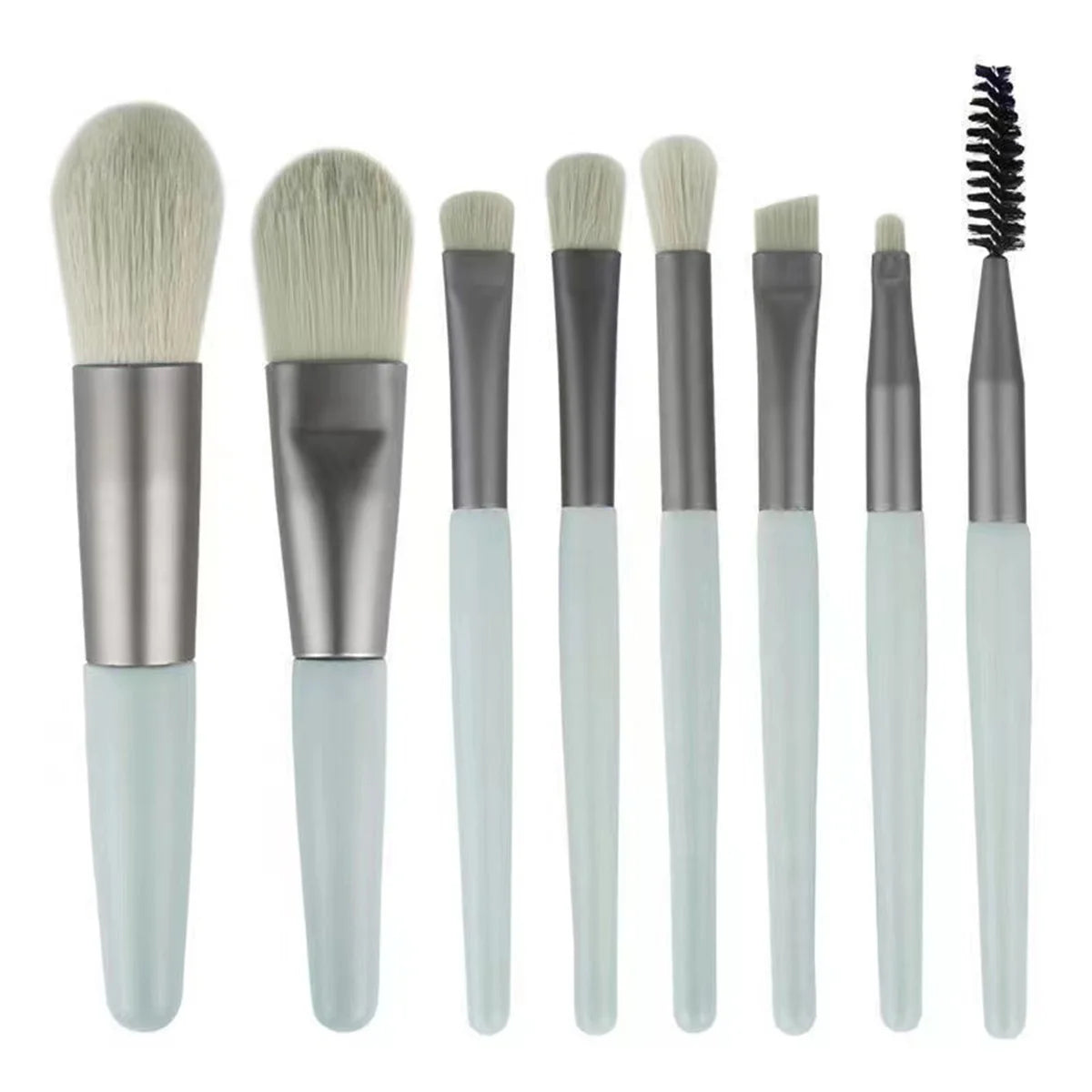 8PCS Soft Fluffy Makeup Brush Set Foundation Blush Powder Eyeshadow Kabuki Blending Brushes