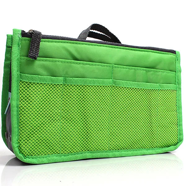 Multi-Color Handbag Organizer Insert – Travel Makeup Bag & Cosmetic Storage Tote for Women