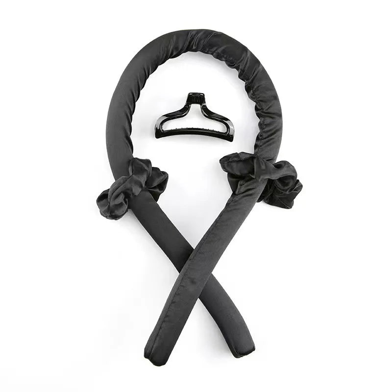 Heatless Curling Rod Headband for Women – No-Heat Hair Curler Soft Headband for Overnight Curls