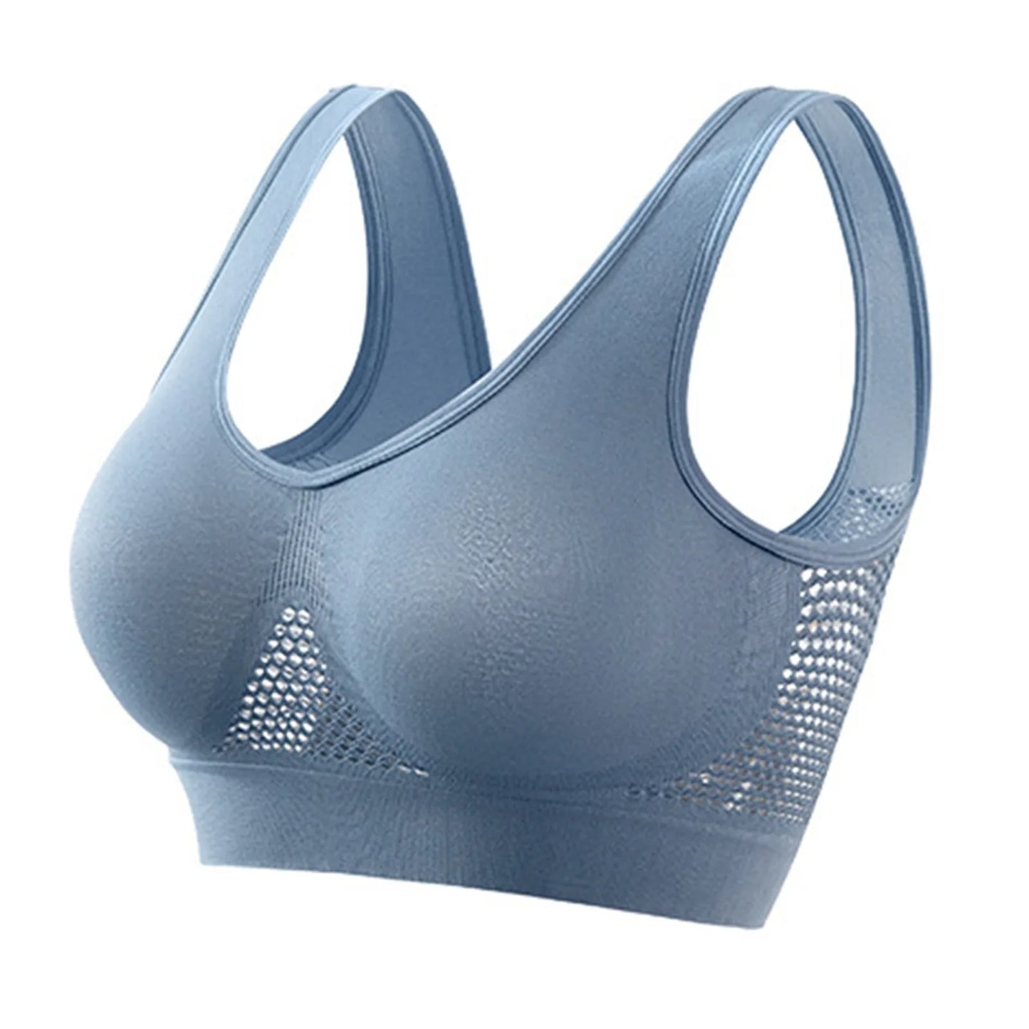 Women’s Sports Bra – Breathable Support Yoga & Running Bra, Soft Shock-Absorbing Fitness Top (No Underwire)
