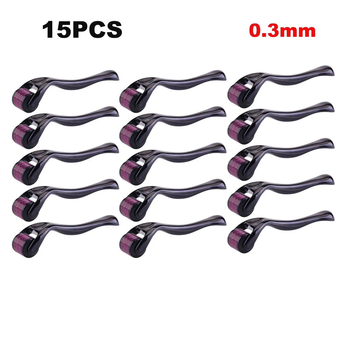 540 Needle Derma Roller 0.2–0.3mm Microneedle Tool for Face, Beard & Body Skin Care