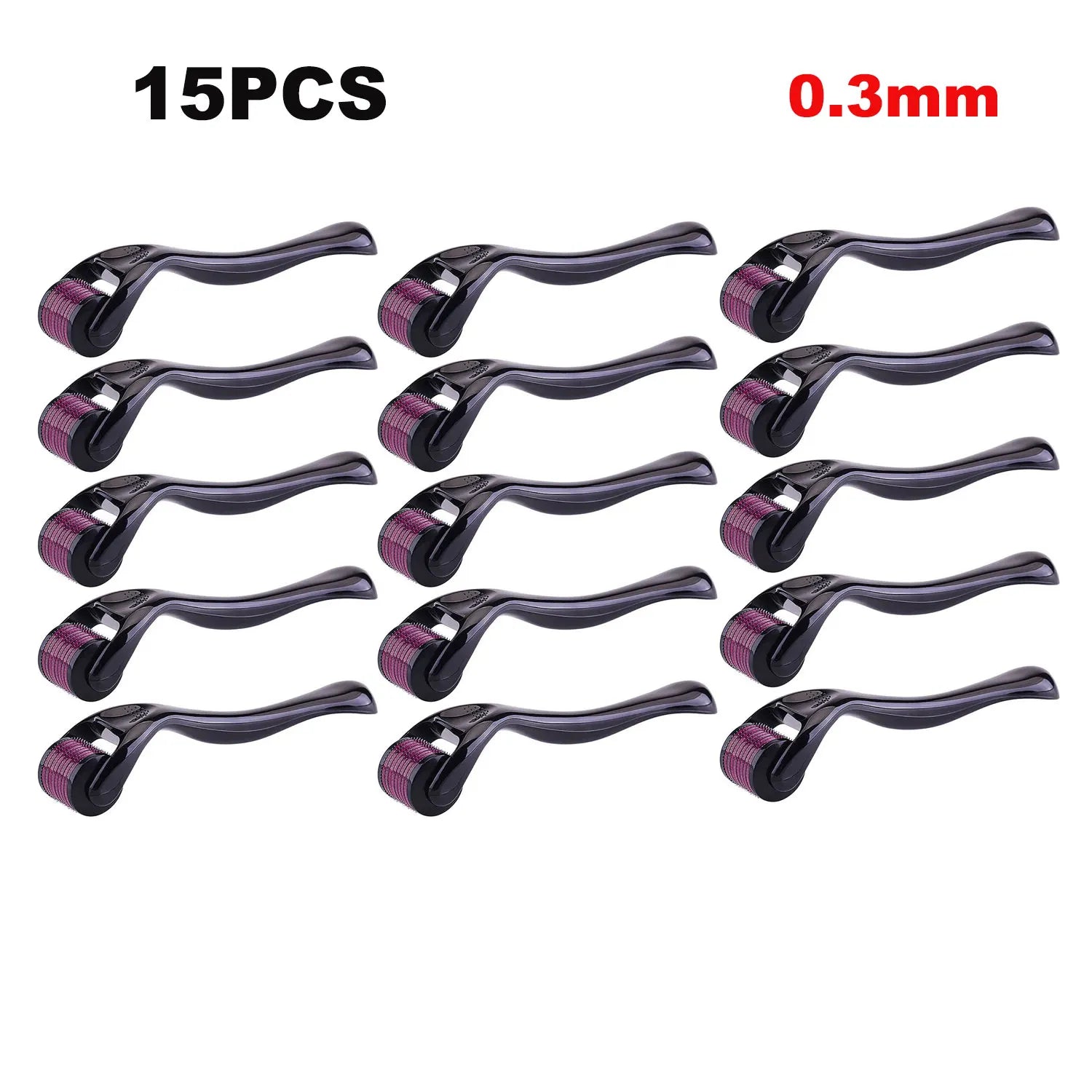 540 Needle Derma Roller 0.2–0.3mm Microneedle Tool for Face, Beard & Body Skin Care